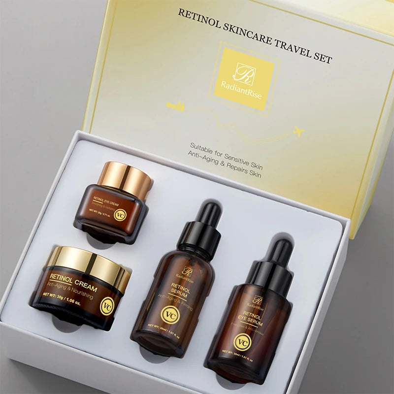 Radiant Rise 4-Piece Travel Skin Care Set