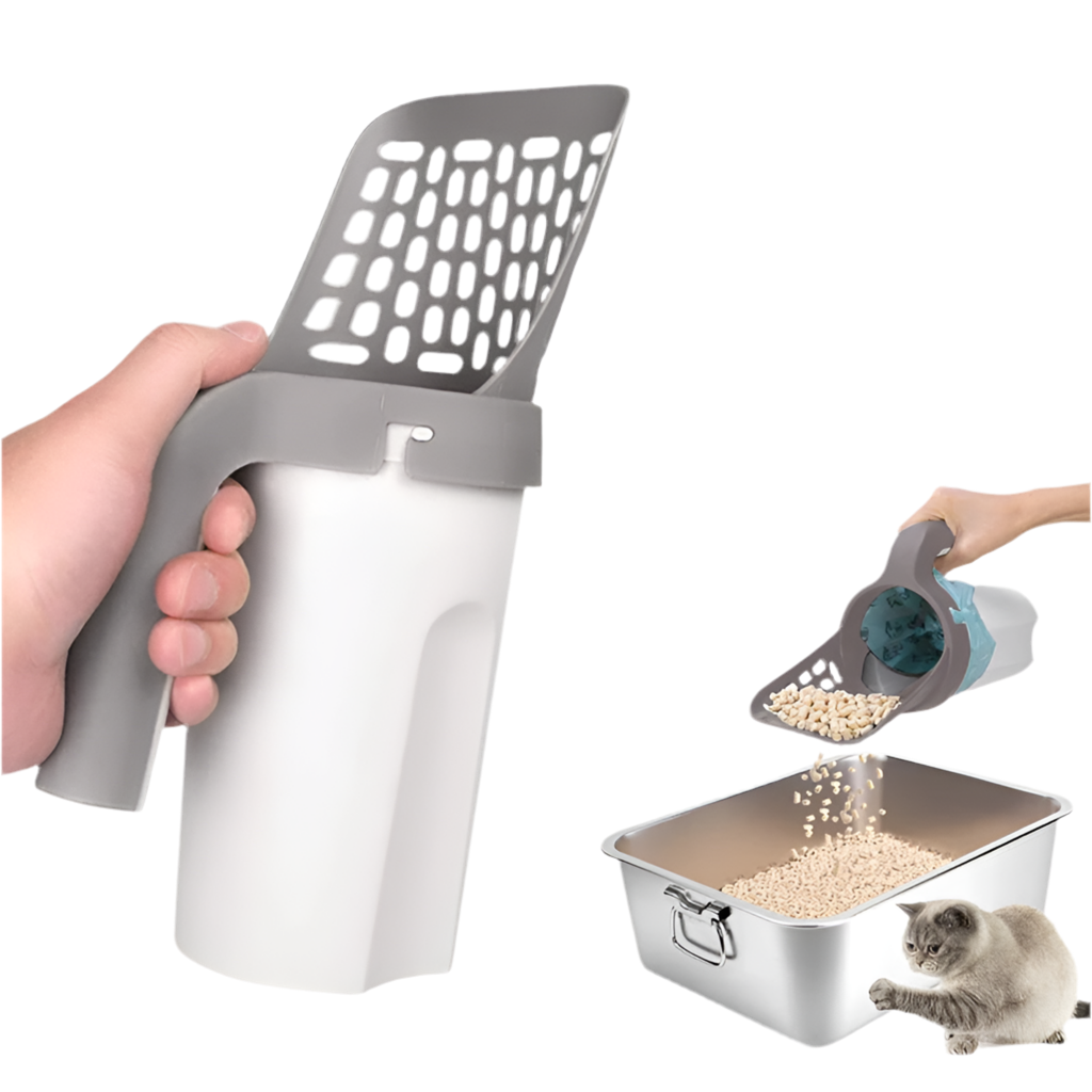 Litter Shovel Scoop with Waste Bags