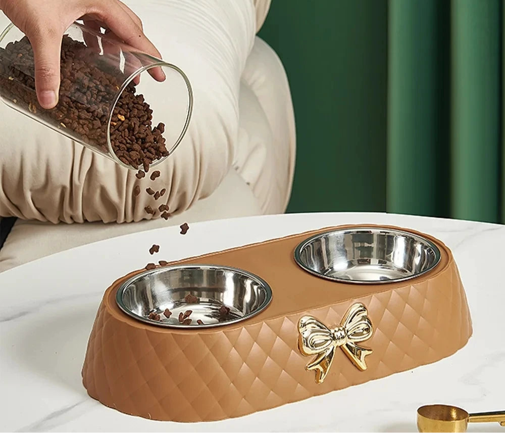 PREMIUM Bow-tie Double Bowl