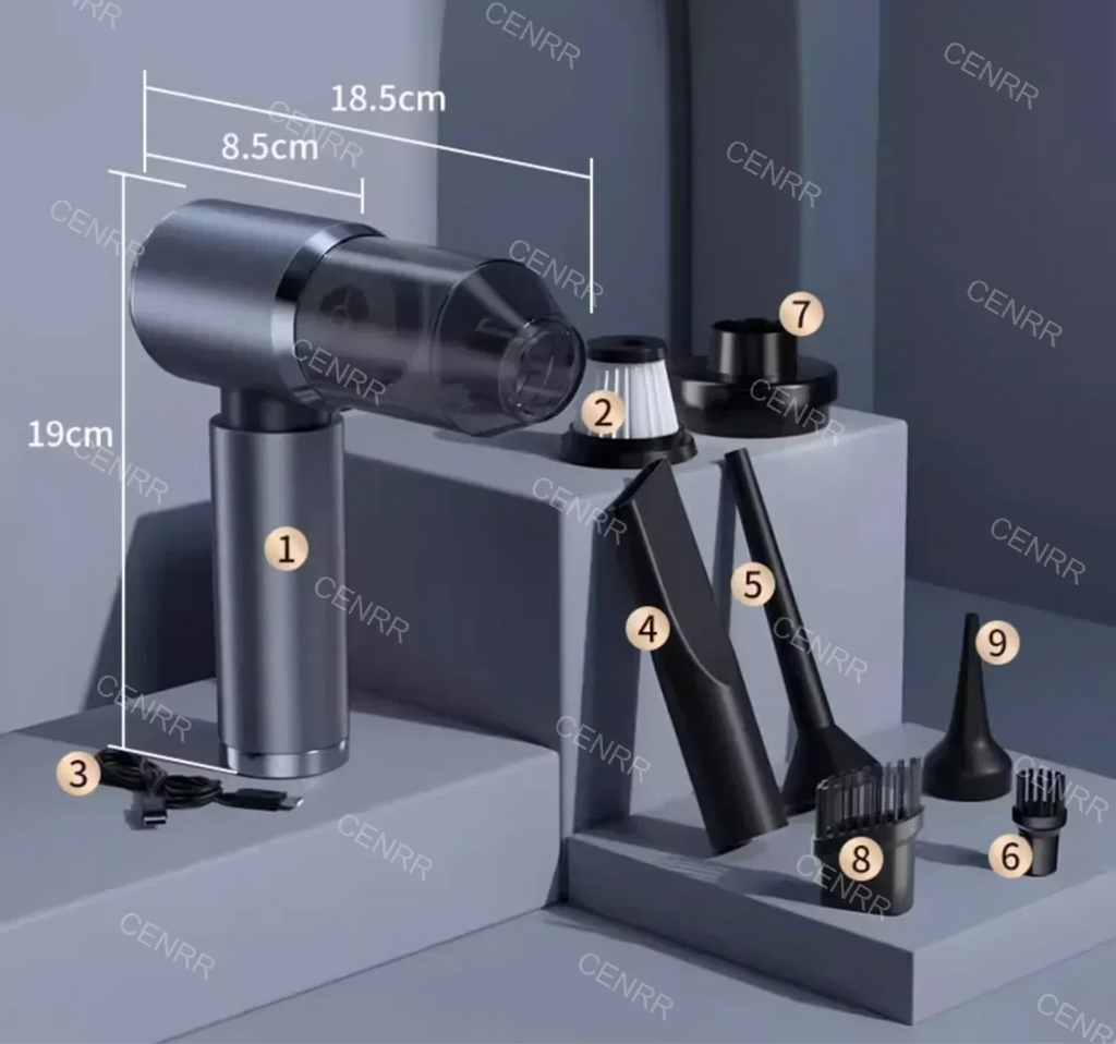 Mini Car Vacuum Cleaner Wireless