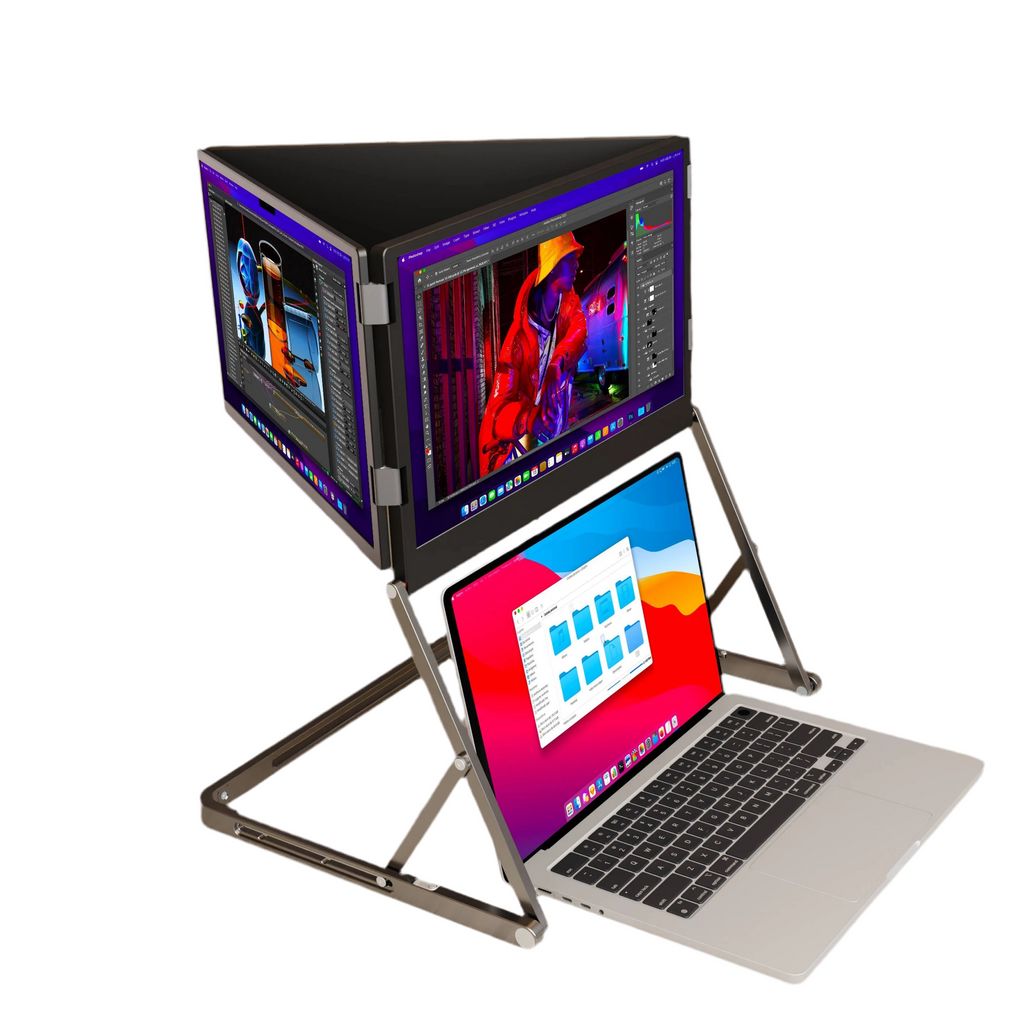 15.6” High-Resolution Portable Touch Triple Monitor