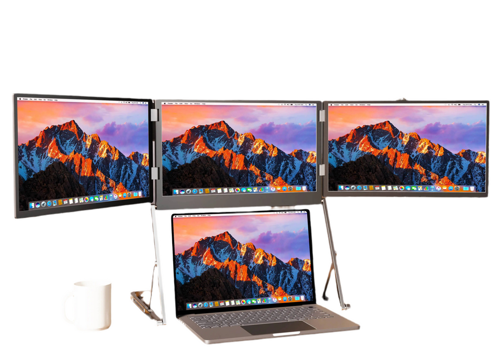 15.6” High-Resolution Portable Touch Triple Monitor