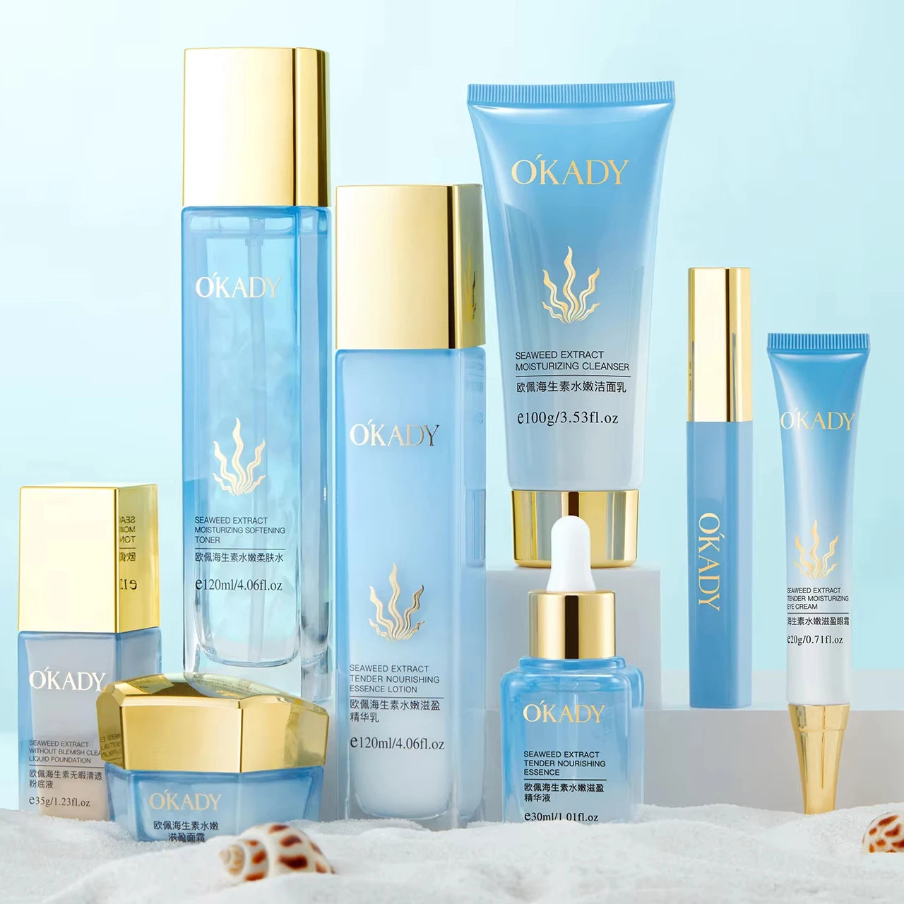 OKADY 8-Piece Skin Care Set