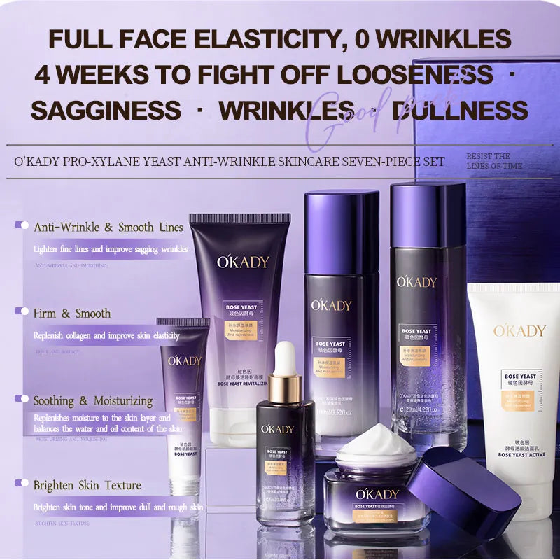 OKADY Peptide Repair 7-Piece Skin Care Set