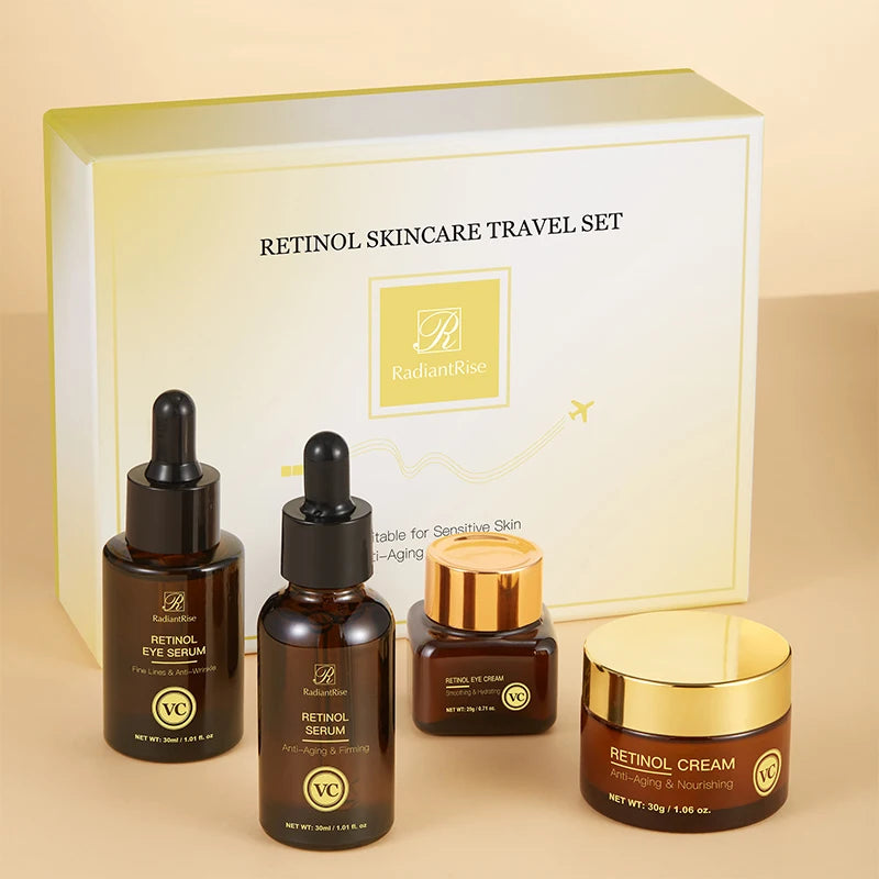 Radiant Rise 4-Piece Travel Skin Care Set
