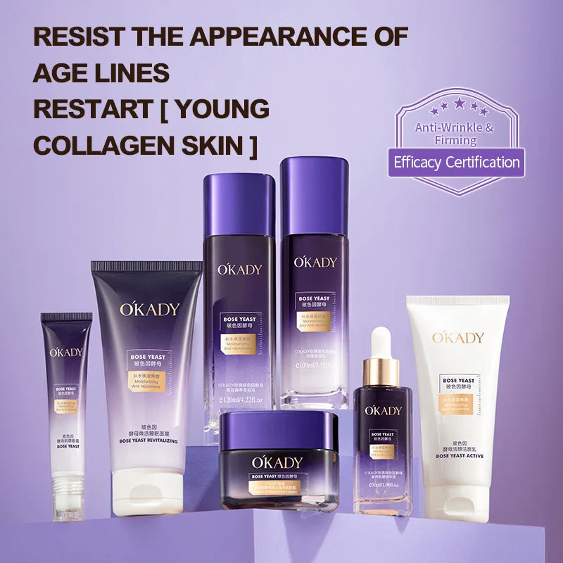 OKADY Peptide Repair 7-Piece Skin Care Set