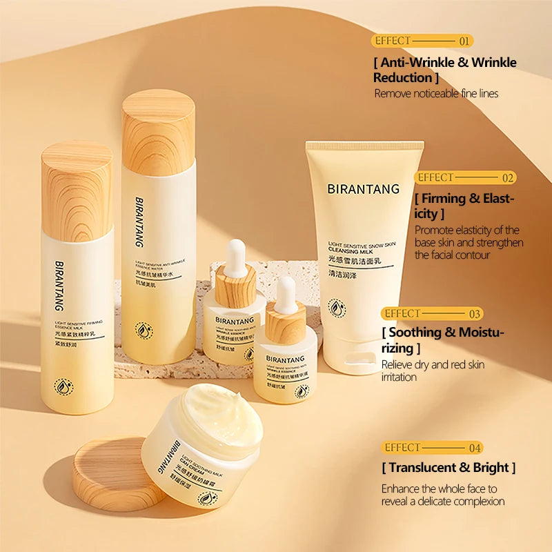 BIRANTANG Milky Glow Jar 6-Piece Skin Care Set