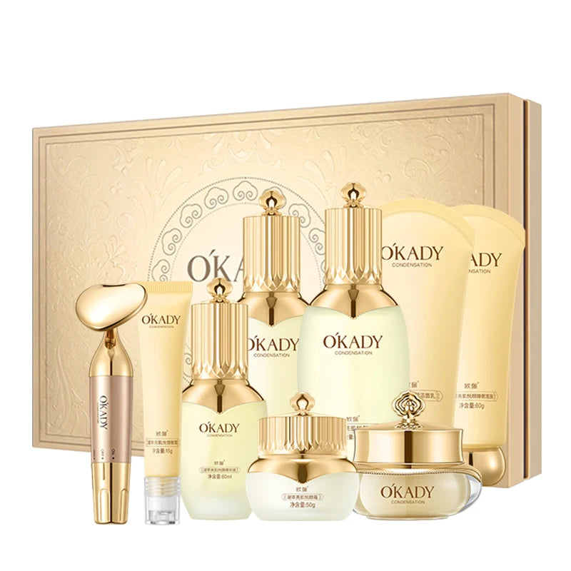 OKADY 24k Gold Anti Aging Revitalizing Skin Care Set