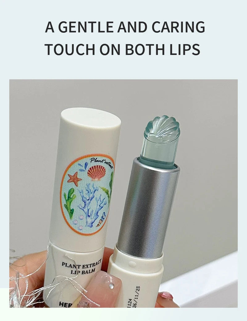 ZYXUAQIR Sea Shell Shaped Lip Balm