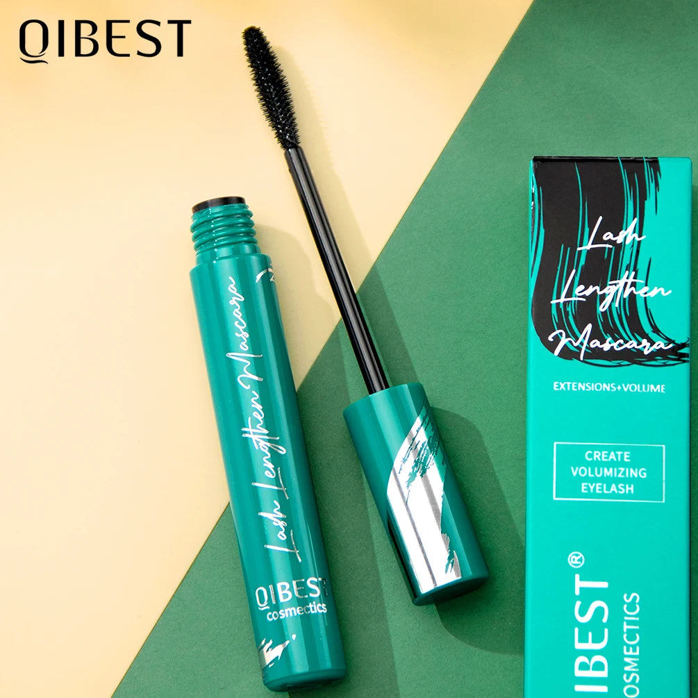 QIBEST Silk Fiber Black Waterproof Mascara