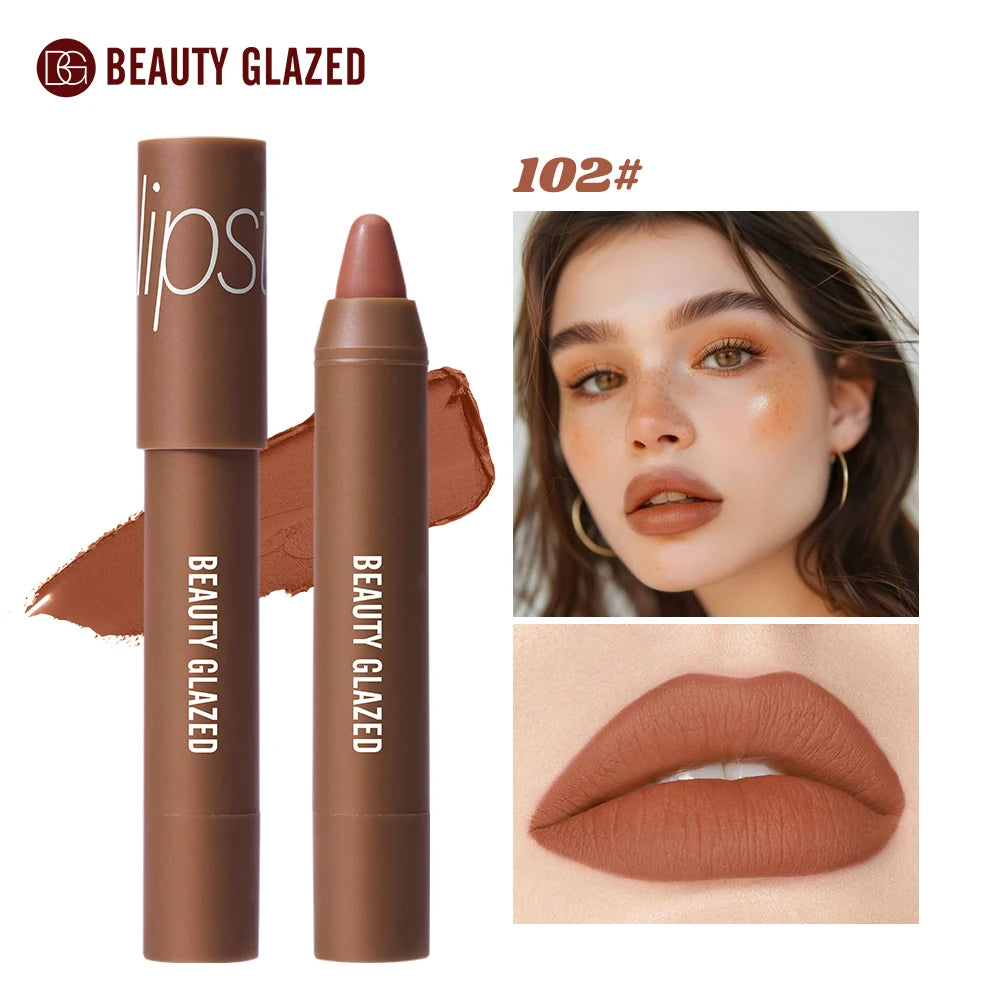 BEAUTY GLAZED Waterproof Matte Lipstick Pencil