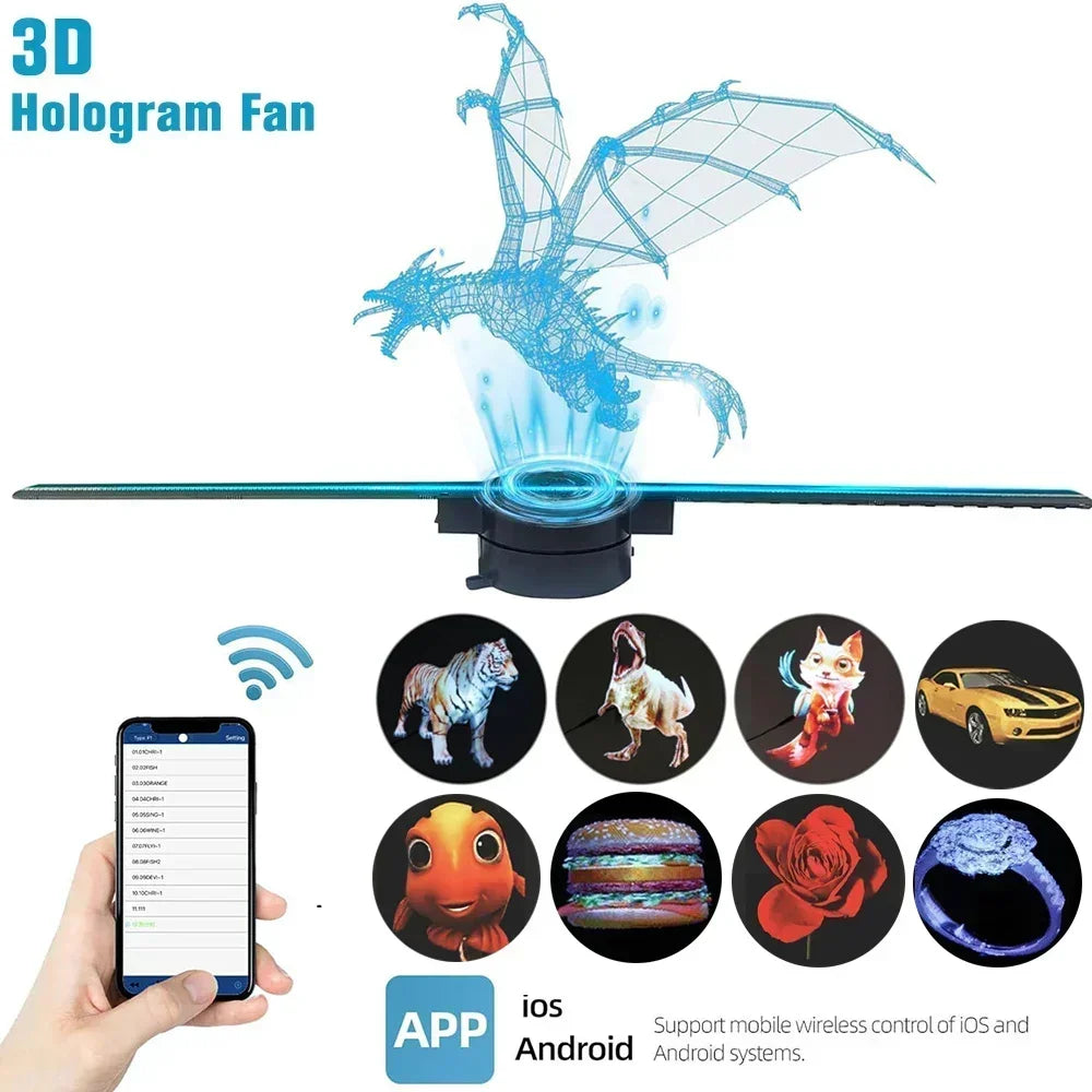42cm 3D Hologram Fan