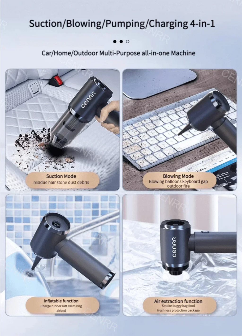 Mini Car Vacuum Cleaner Wireless