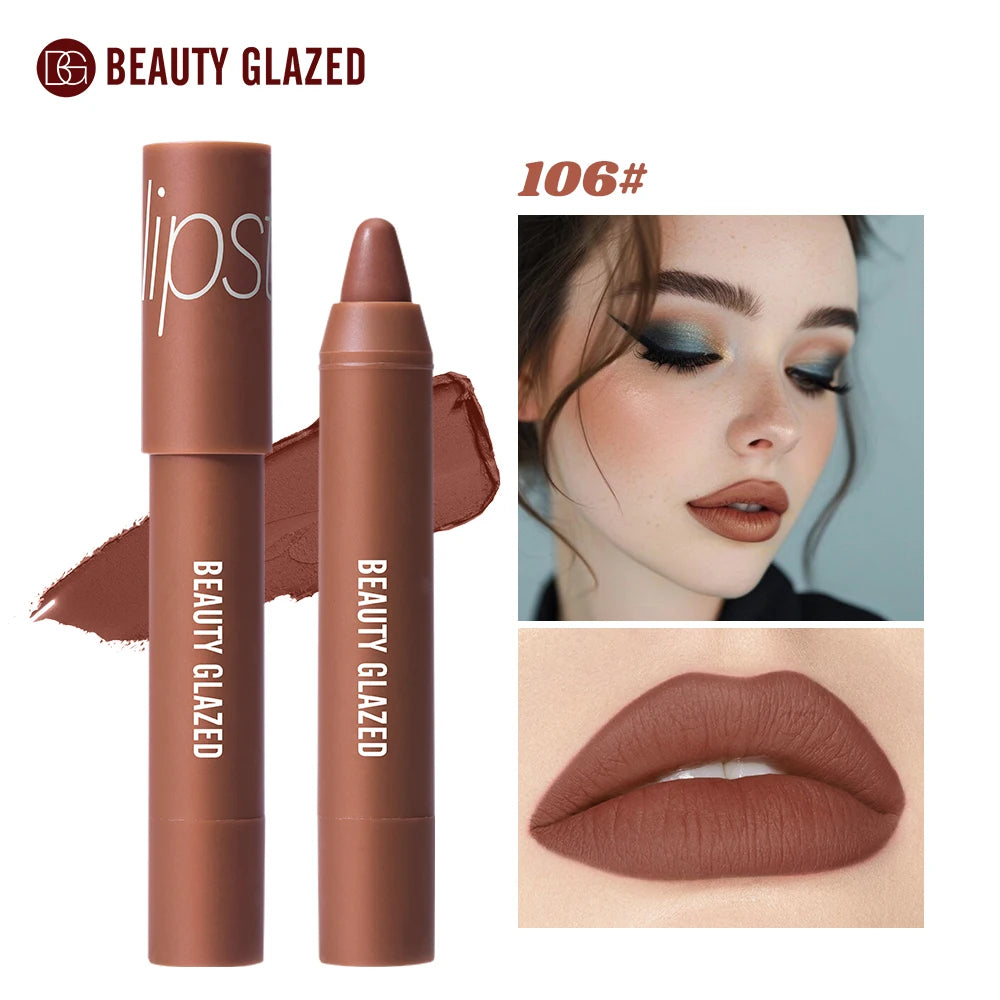 BEAUTY GLAZED Waterproof Matte Lipstick Pencil