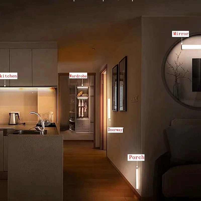 Motion Sensor Light | Wireless LED Rechargeable Magnetic suction lamp ﻿