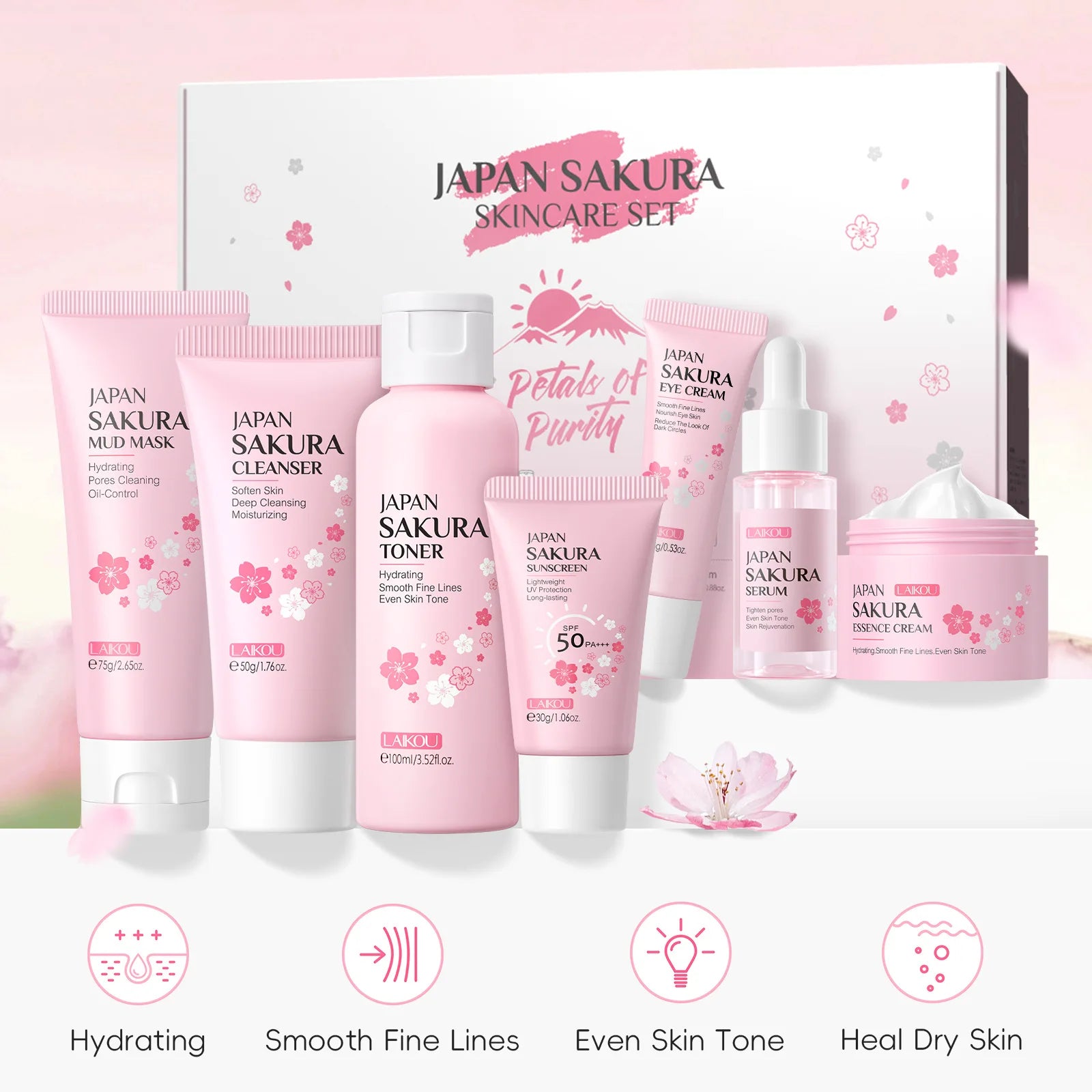 LAIKOU Sakura Skin Care Kit
