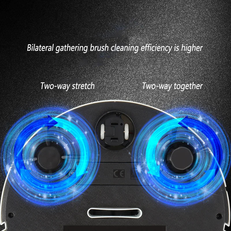 Automatic Robot Vacuum Cleaner - Smart Sweeping Dry Wet Cleaning Machine