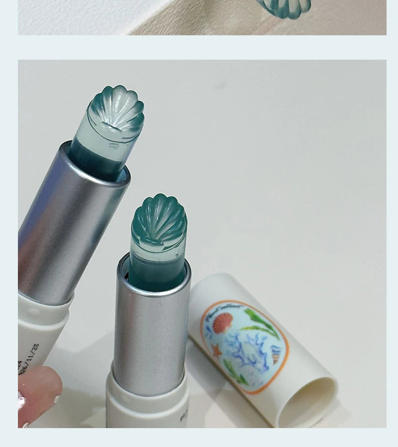 ZYXUAQIR Sea Shell Shaped Lip Balm