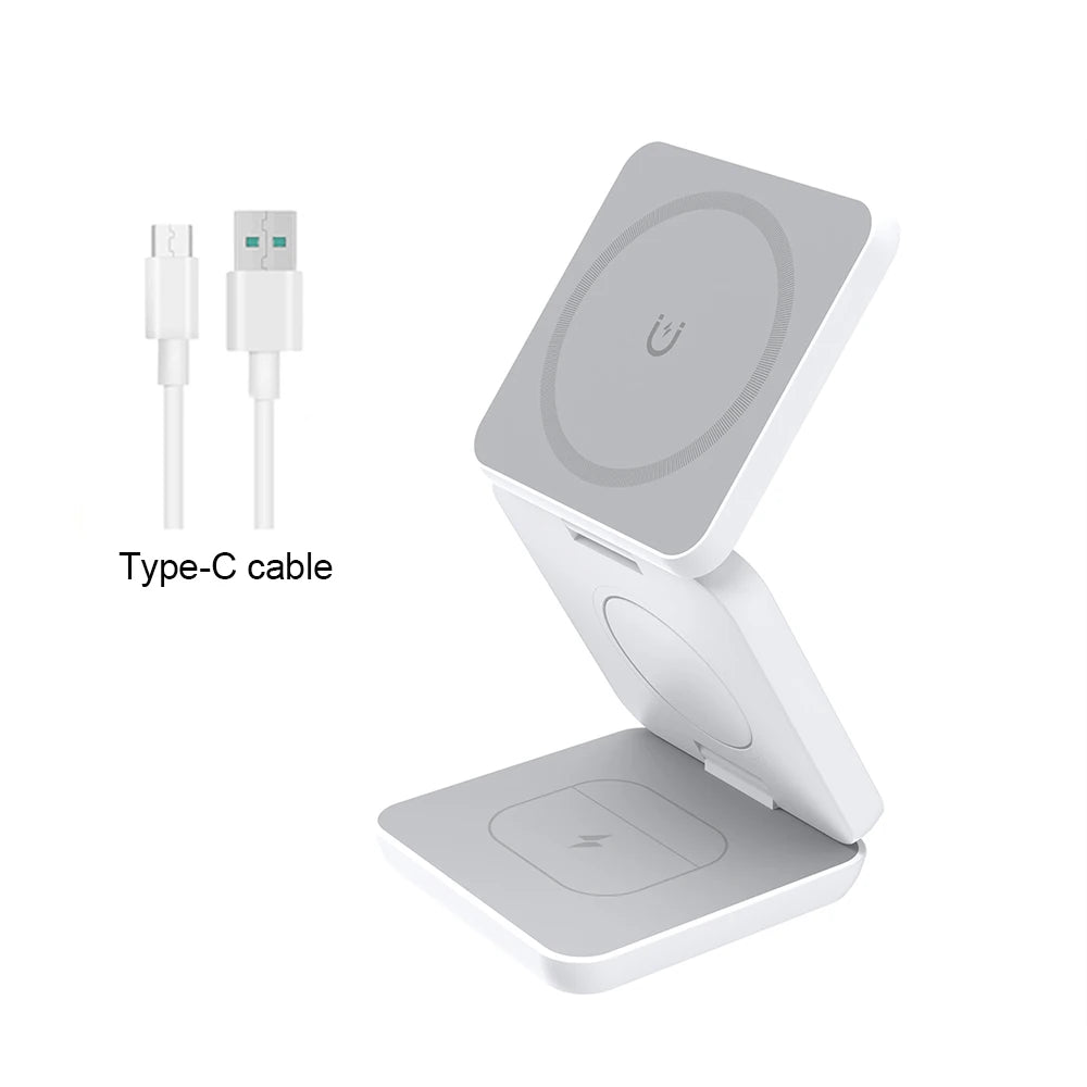 3 in 1 Foldable Wireless Charging Station