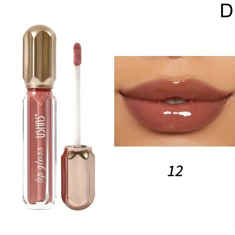 USHAS Mirror Pearl Lip Gloss Waterproof