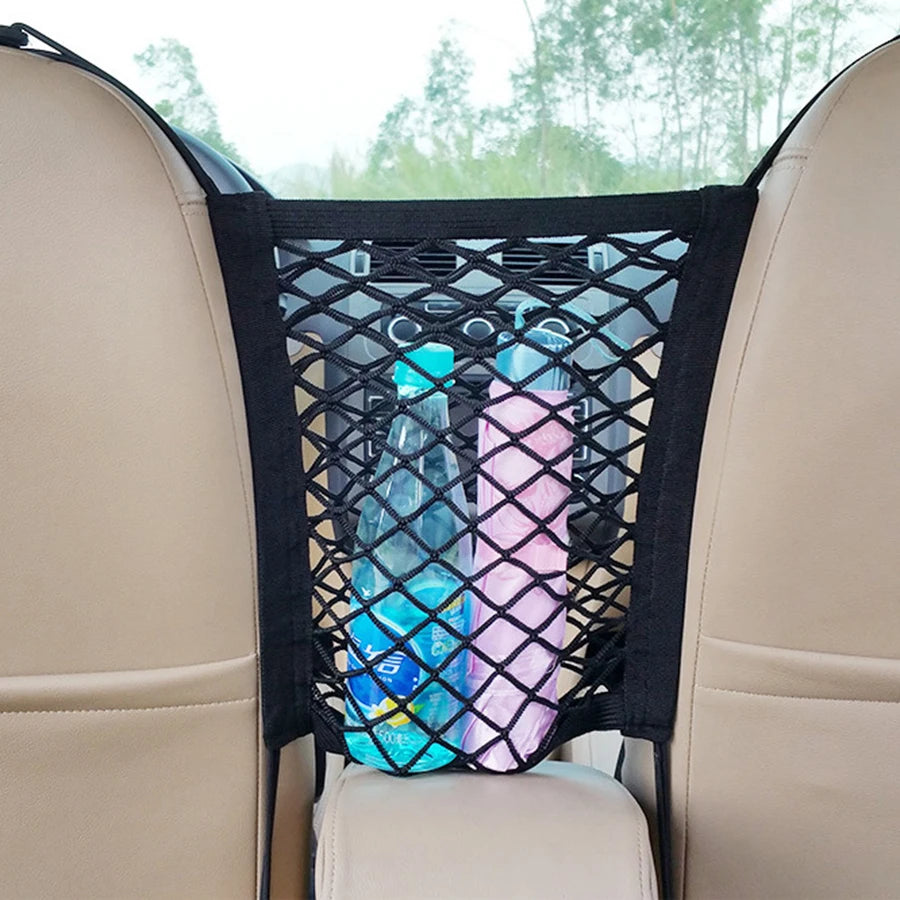 Car Barrier with Automatic Safety Mesh Storage