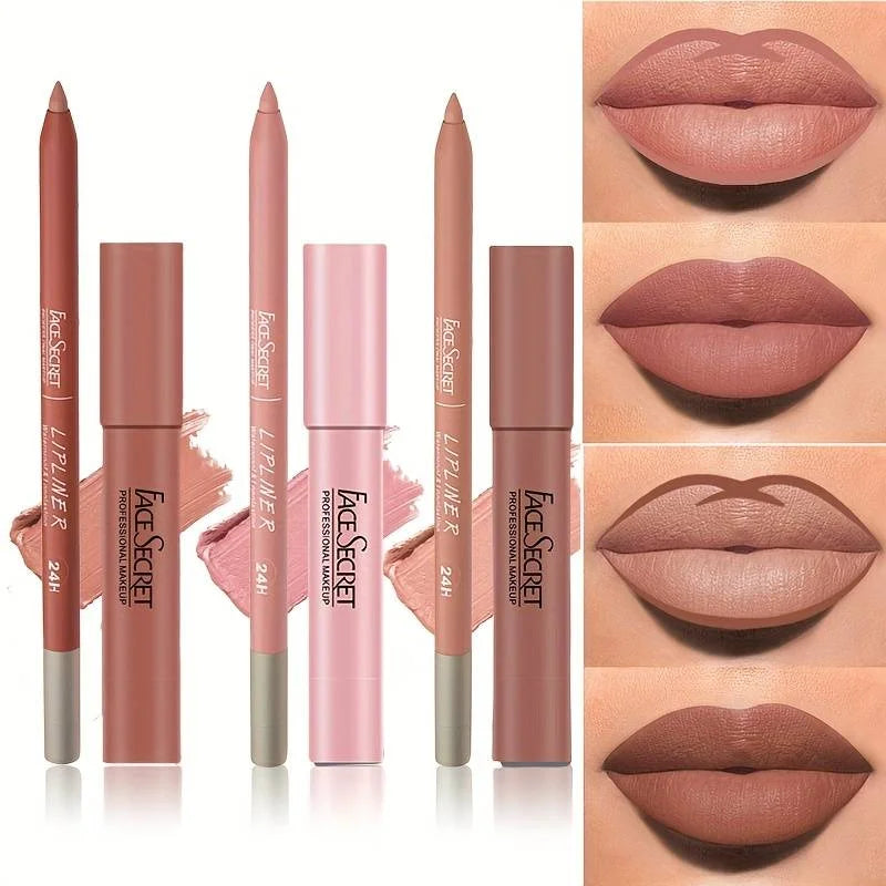 FACESECRET Matte Lipliner & Lipstick Set