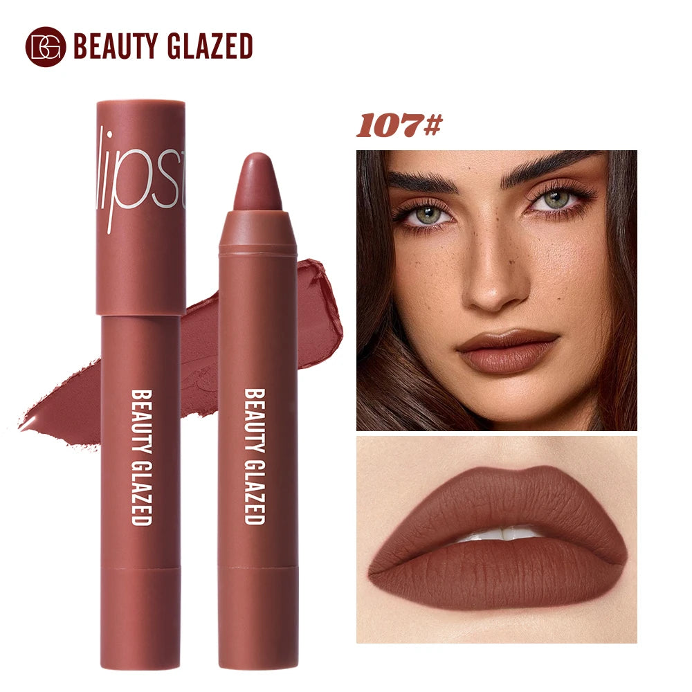 BEAUTY GLAZED Waterproof Matte Lipstick Pencil