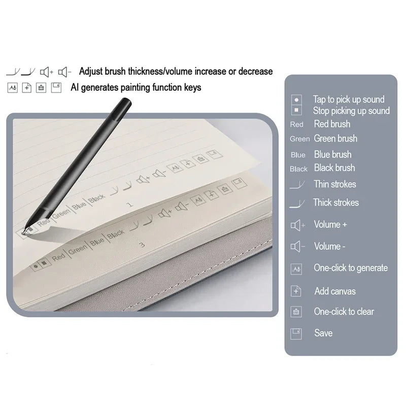 Digital Smart Notebook with Pen