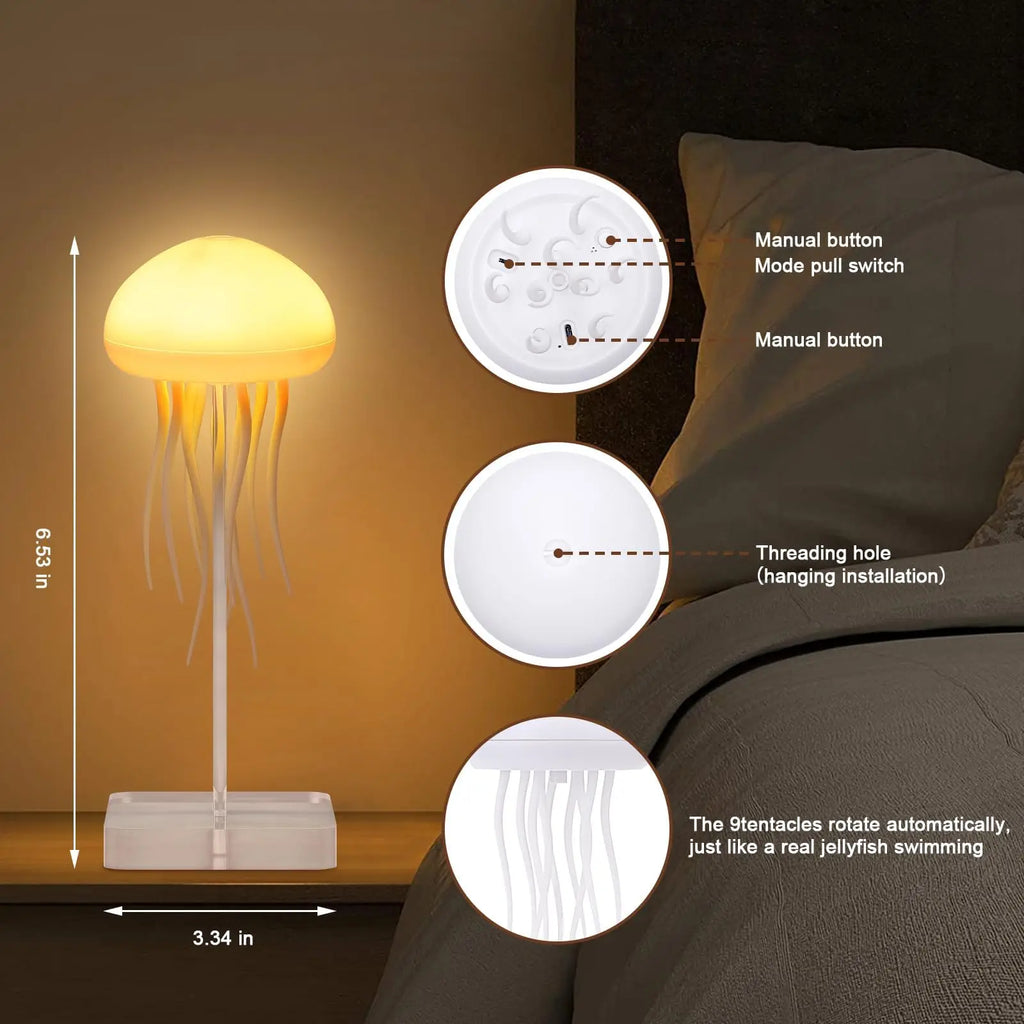 Jellyfish Lamp with Dancing Legs