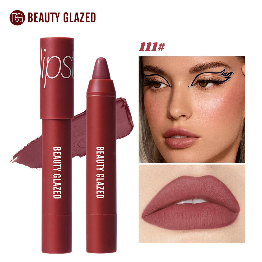 BEAUTY GLAZED Waterproof Matte Lipstick Pencil