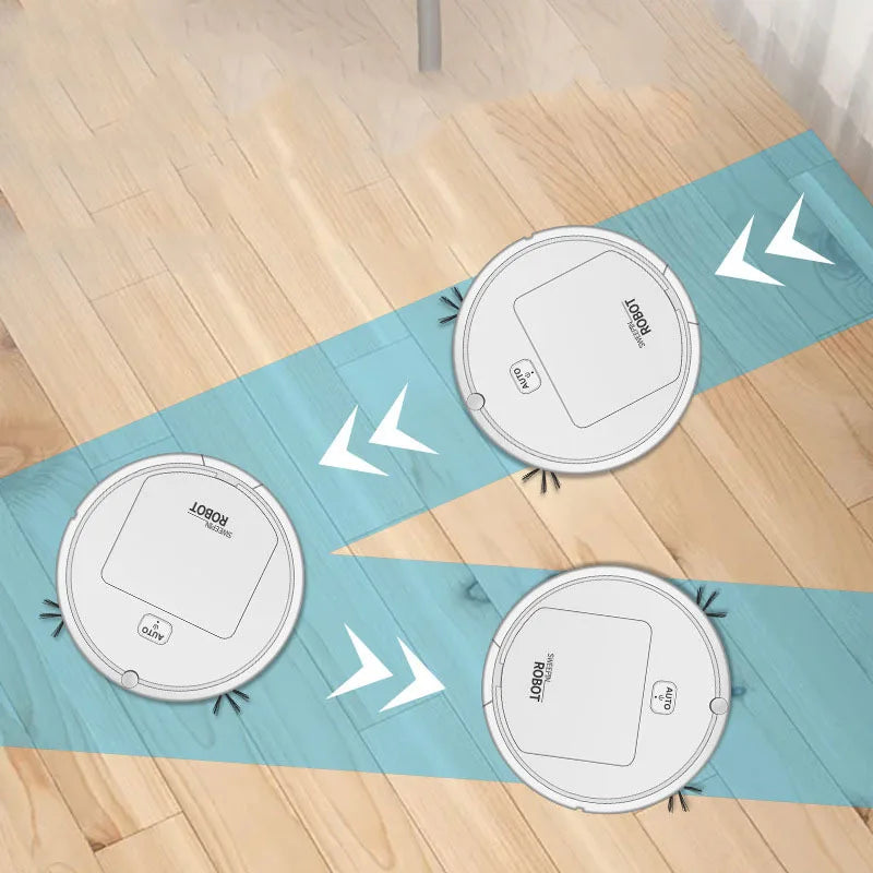 Automatic Robot Vacuum Cleaner - Smart Sweeping Dry Wet Cleaning Machine