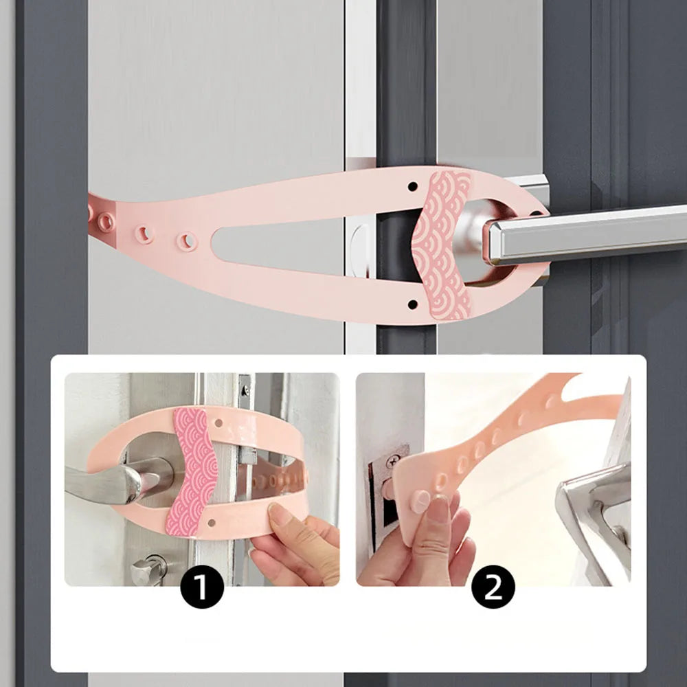 Adjustable Gap Holder No Drilling Anti-Scratch Door Guard | Safe Entry Exit