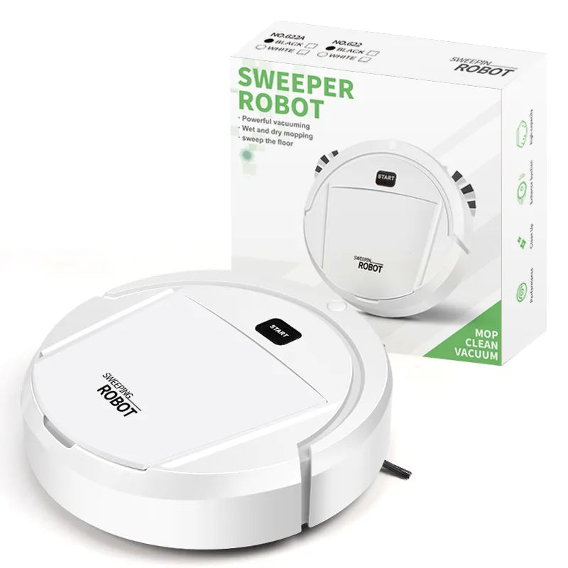 Automatic Robot Vacuum Cleaner - Smart Sweeping Dry Wet Cleaning Machine