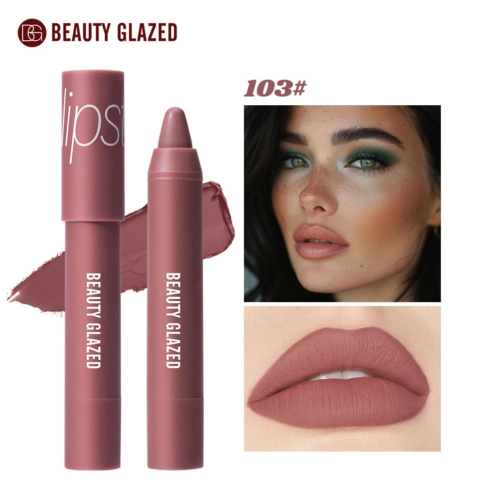 BEAUTY GLAZED Waterproof Matte Lipstick Pencil