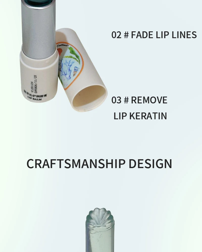 ZYXUAQIR Sea Shell Shaped Lip Balm