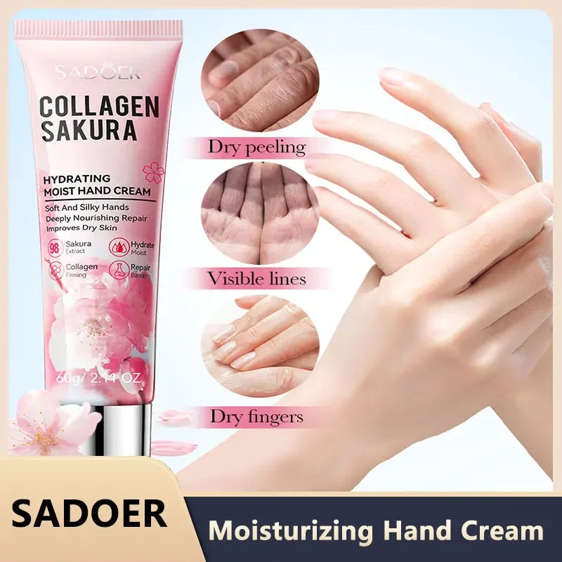 SADOER Sakura Collagen Hand Cream 60G
