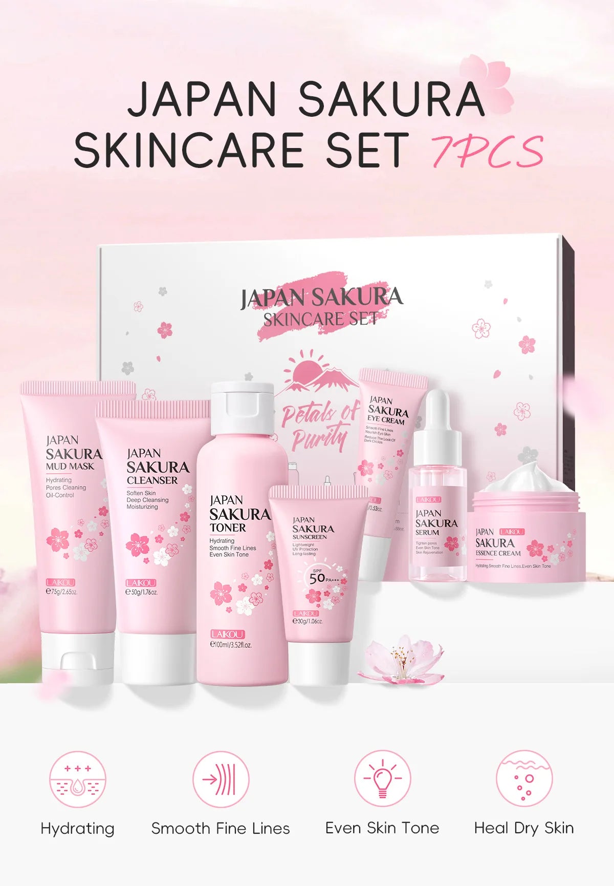 LAIKOU Sakura Skin Care Kit
