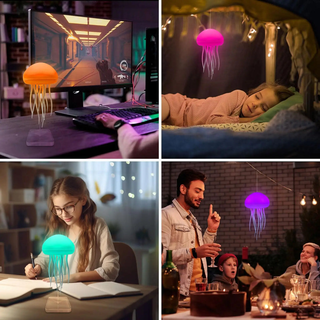 Jellyfish Lamp with Dancing Legs