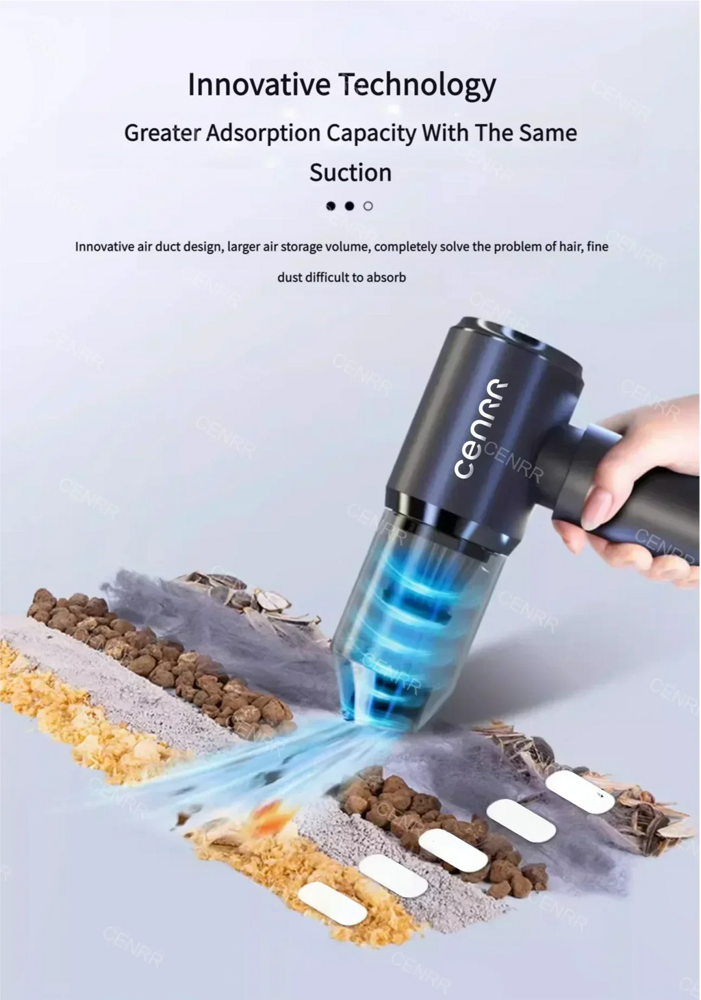 Mini Car Vacuum Cleaner Wireless