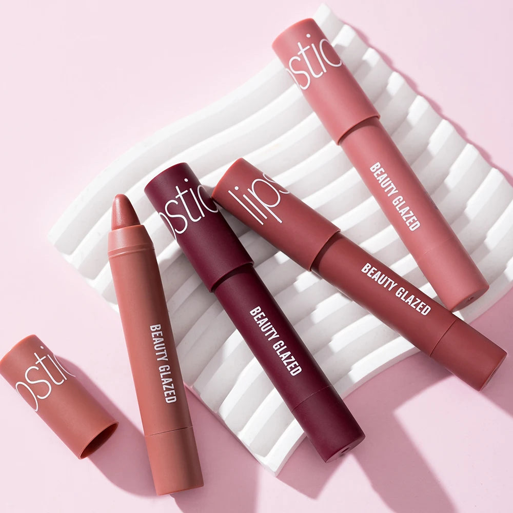 BEAUTY GLAZED Waterproof Matte Lipstick Pencil
