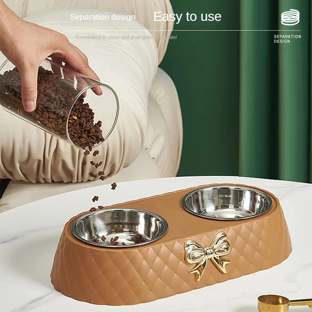 PREMIUM Bow-tie Double Bowl