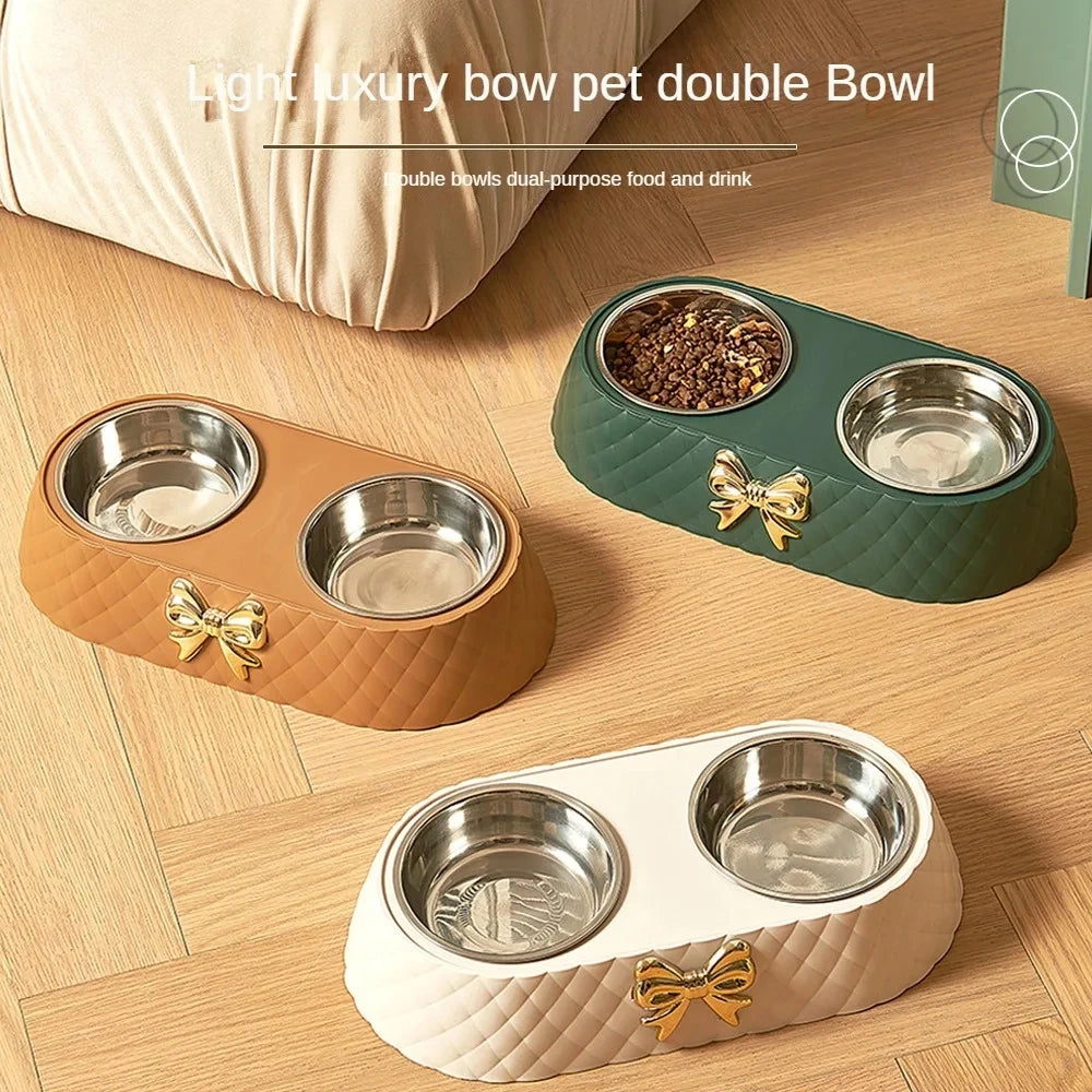 PREMIUM Bow-tie Double Bowl