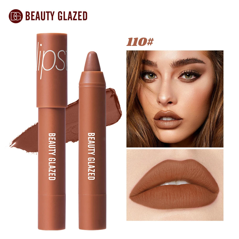 BEAUTY GLAZED Waterproof Matte Lipstick Pencil