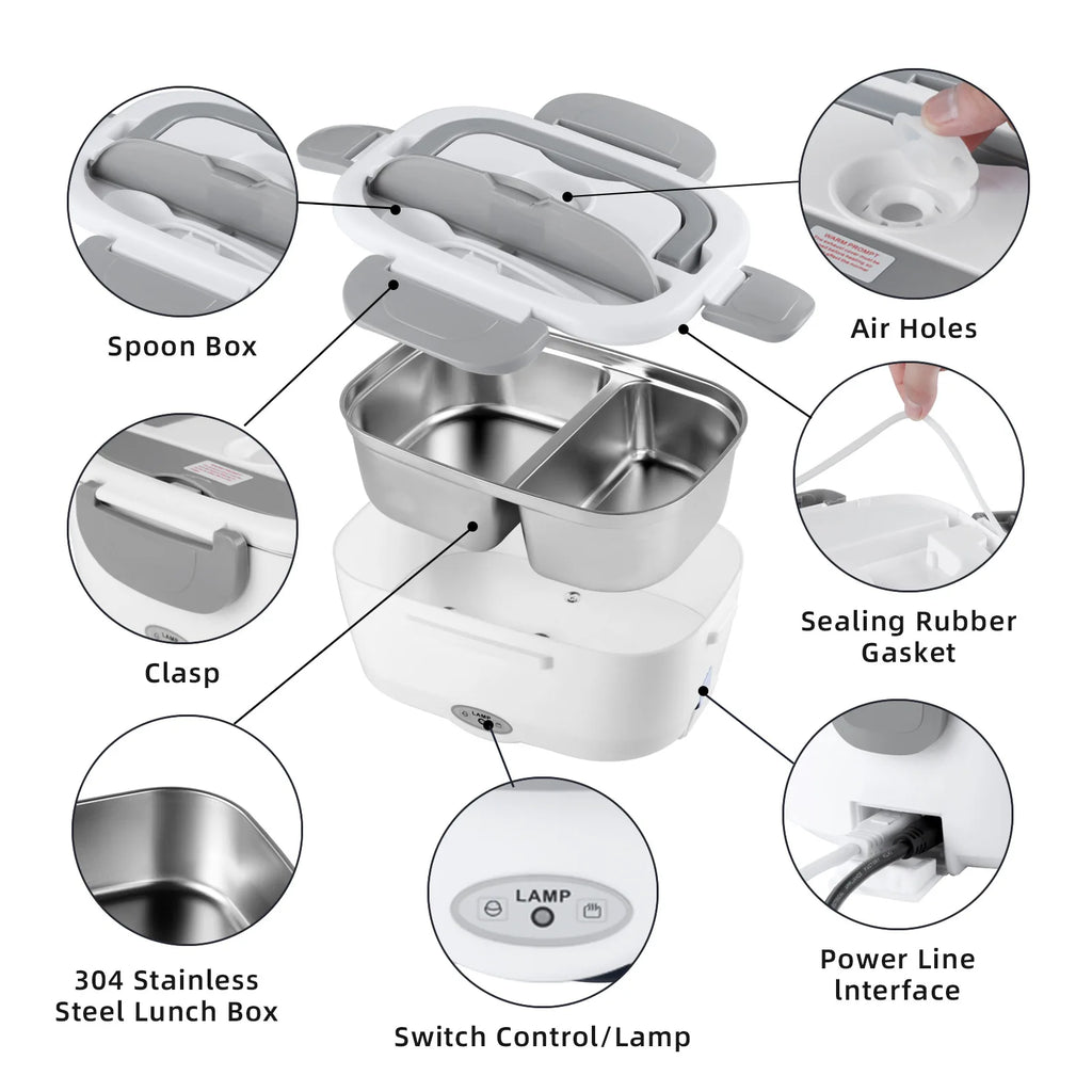 Electric Self Heating Lunch Box
