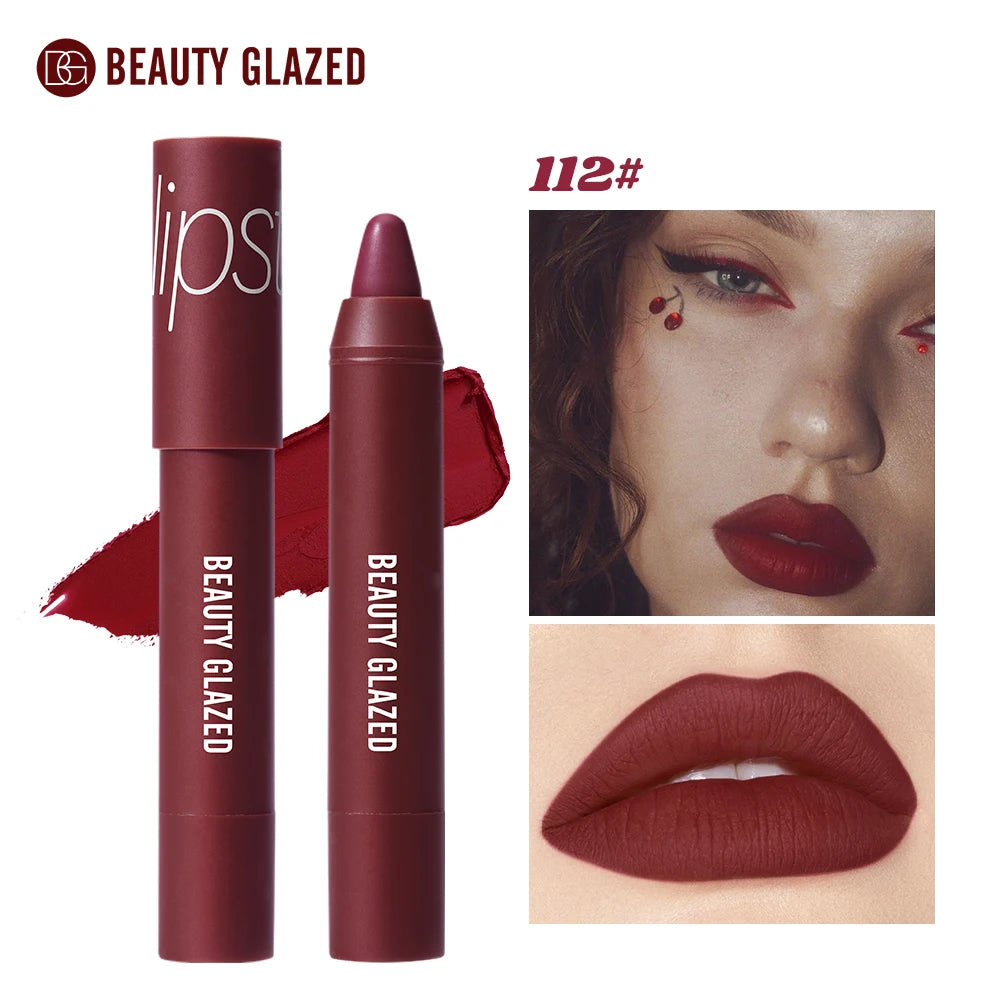 BEAUTY GLAZED Waterproof Matte Lipstick Pencil