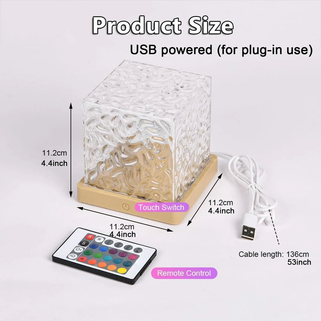 LED Water Ripples Projector