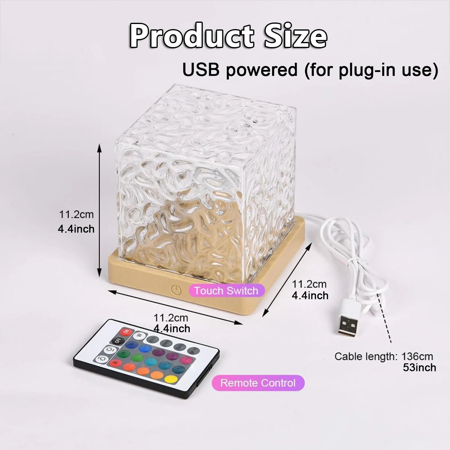 LED Water Ripples Projector