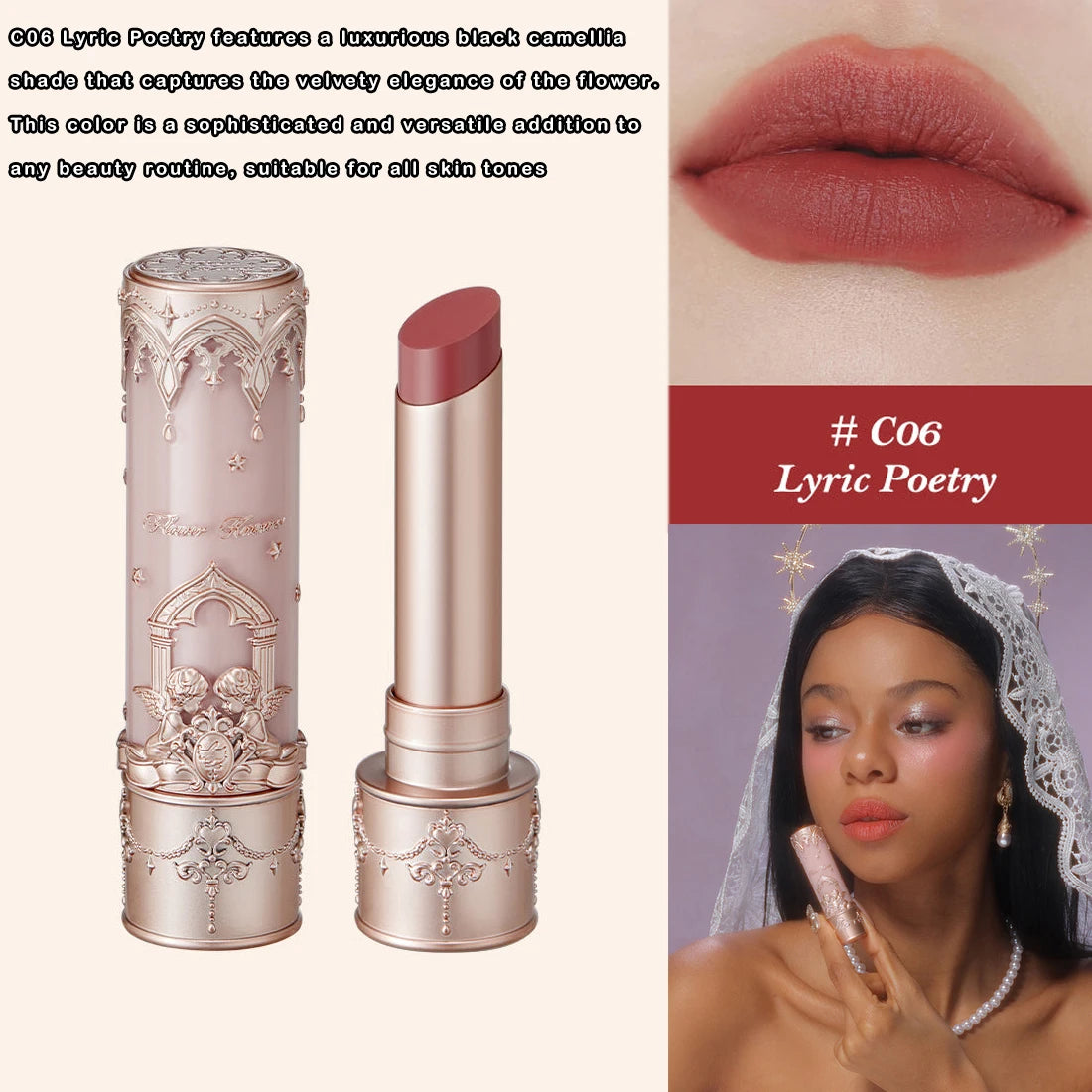 FLOWER KNOWS Little Angel Collection Velvet Matte Lipstick