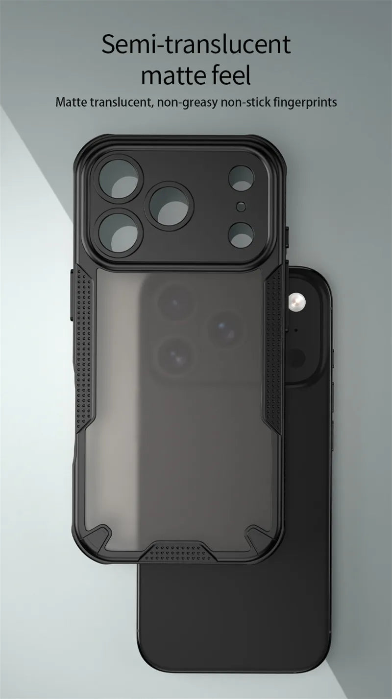 For iPhone 17 Pro Case iPhone 17 Pro Cover TPU Border Durable Matte Bumper Protective Phone Case For iPhone 17 Air Pro Max Funda