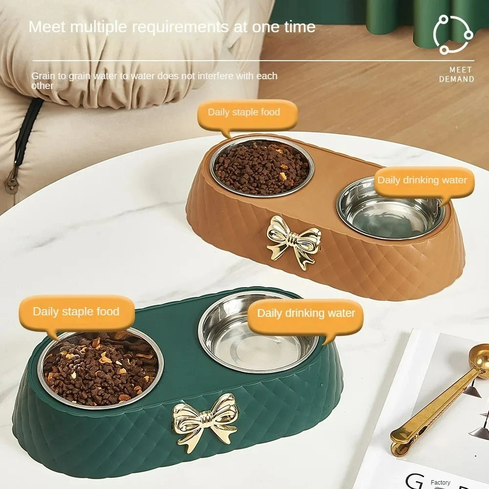PREMIUM Bow-tie Double Bowl